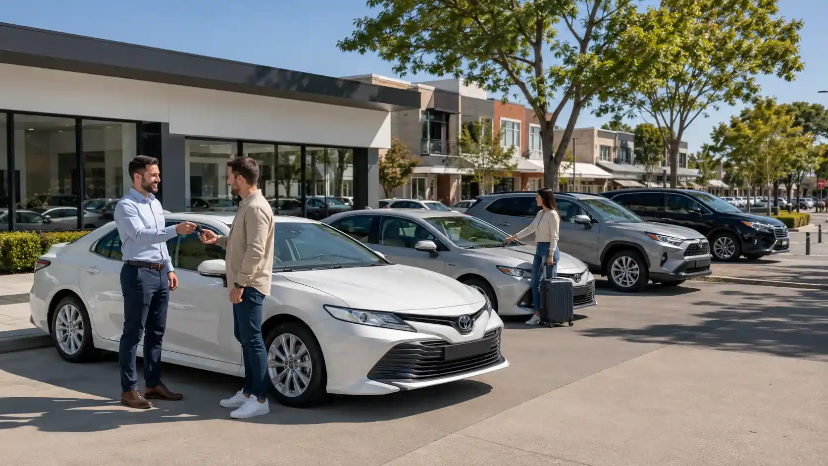 SOZO rental vehicle pickup in Brunswick