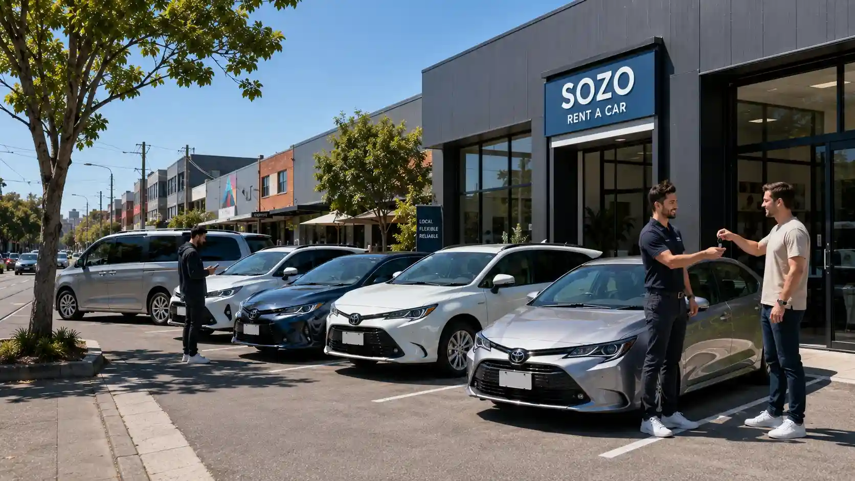 SOZO SUV and hybrid rental fleet in Brunswick
