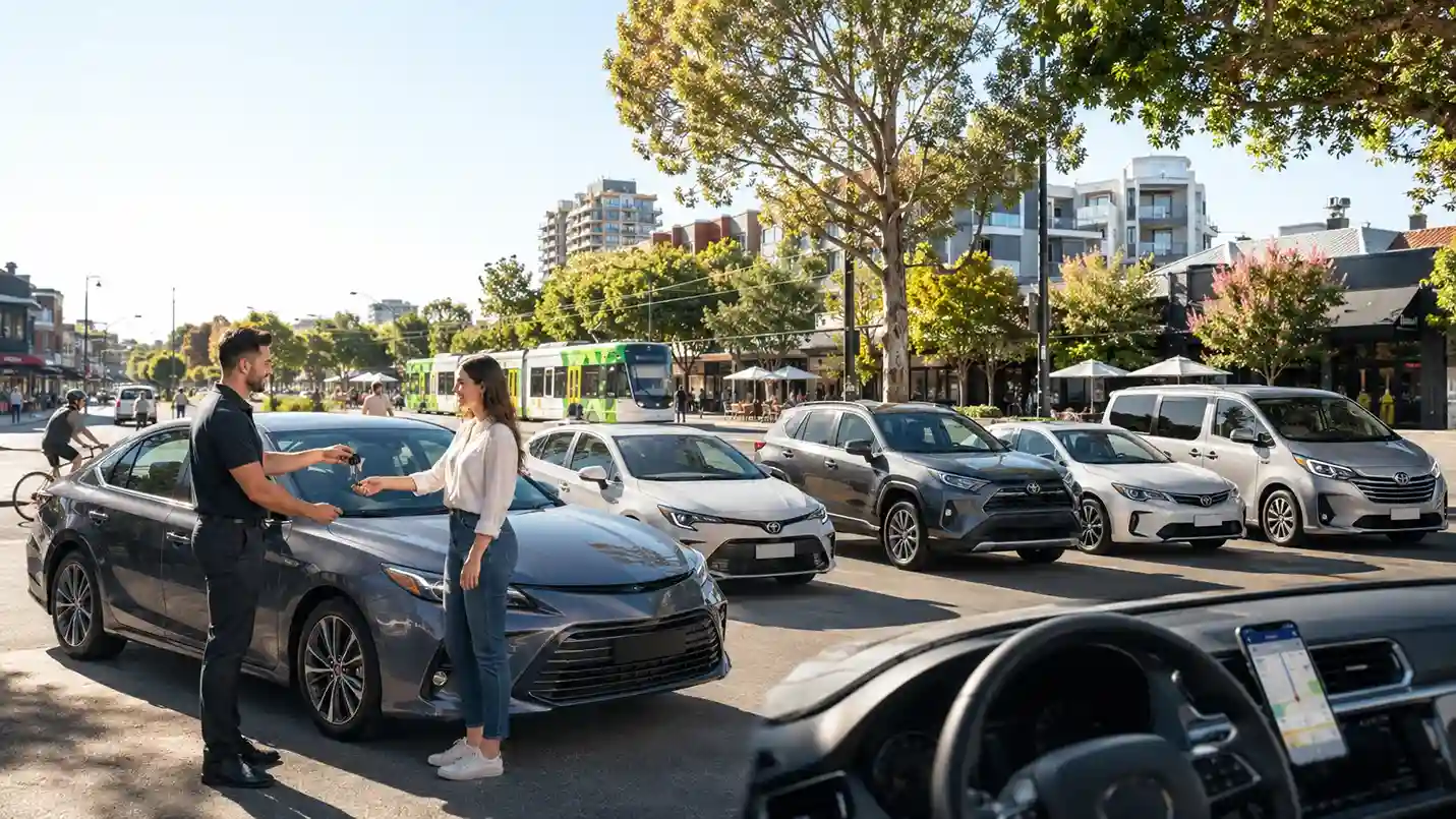 SOZO Rent a Car hybrid-focused fleet — serving Moonee Ponds from Brunswick