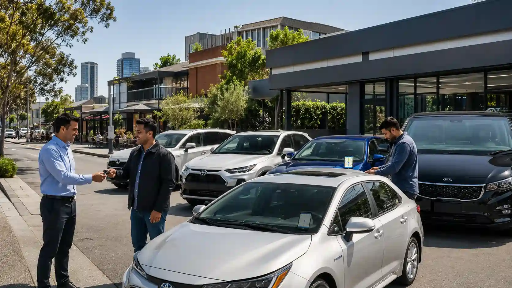 Toyota Corolla Hybrid for DiDi car rental in Brunswick