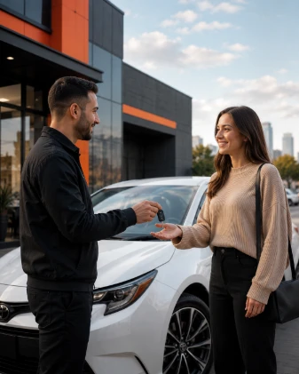 Business and personal airport car rental