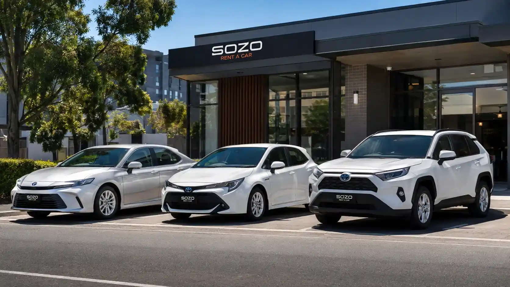 Toyota Camry Hybrid - SOZO Rent a Car, Brunswick